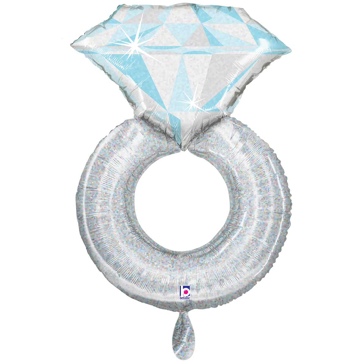 1 Balloon XXL - Platinum Wedding Ring