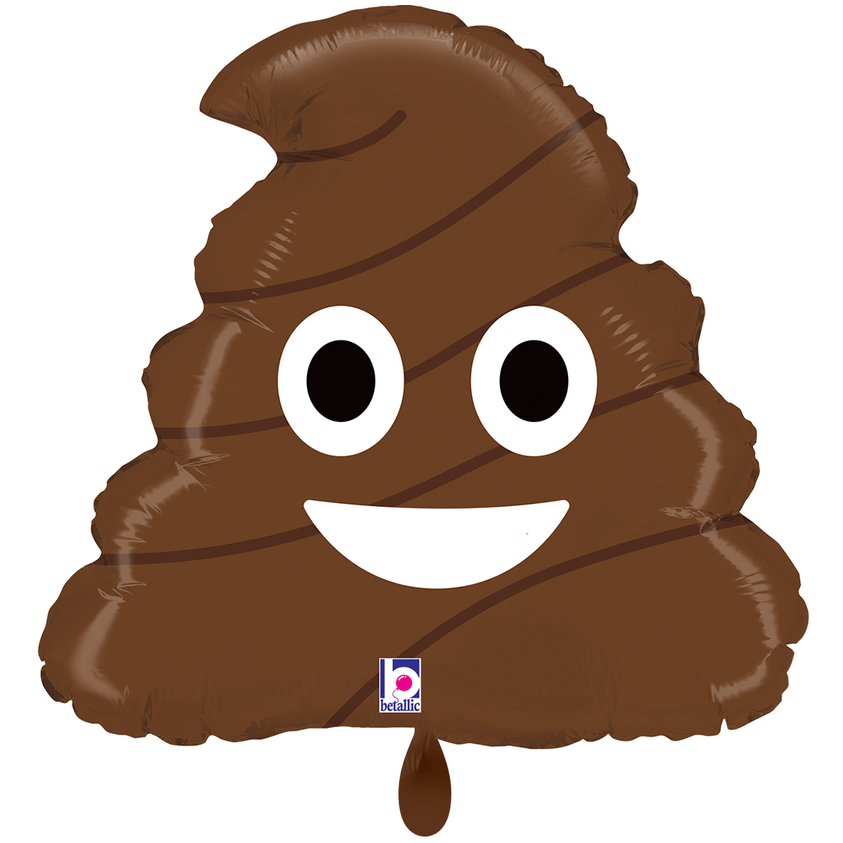 1 Balloon XXL - Emoji Poo
