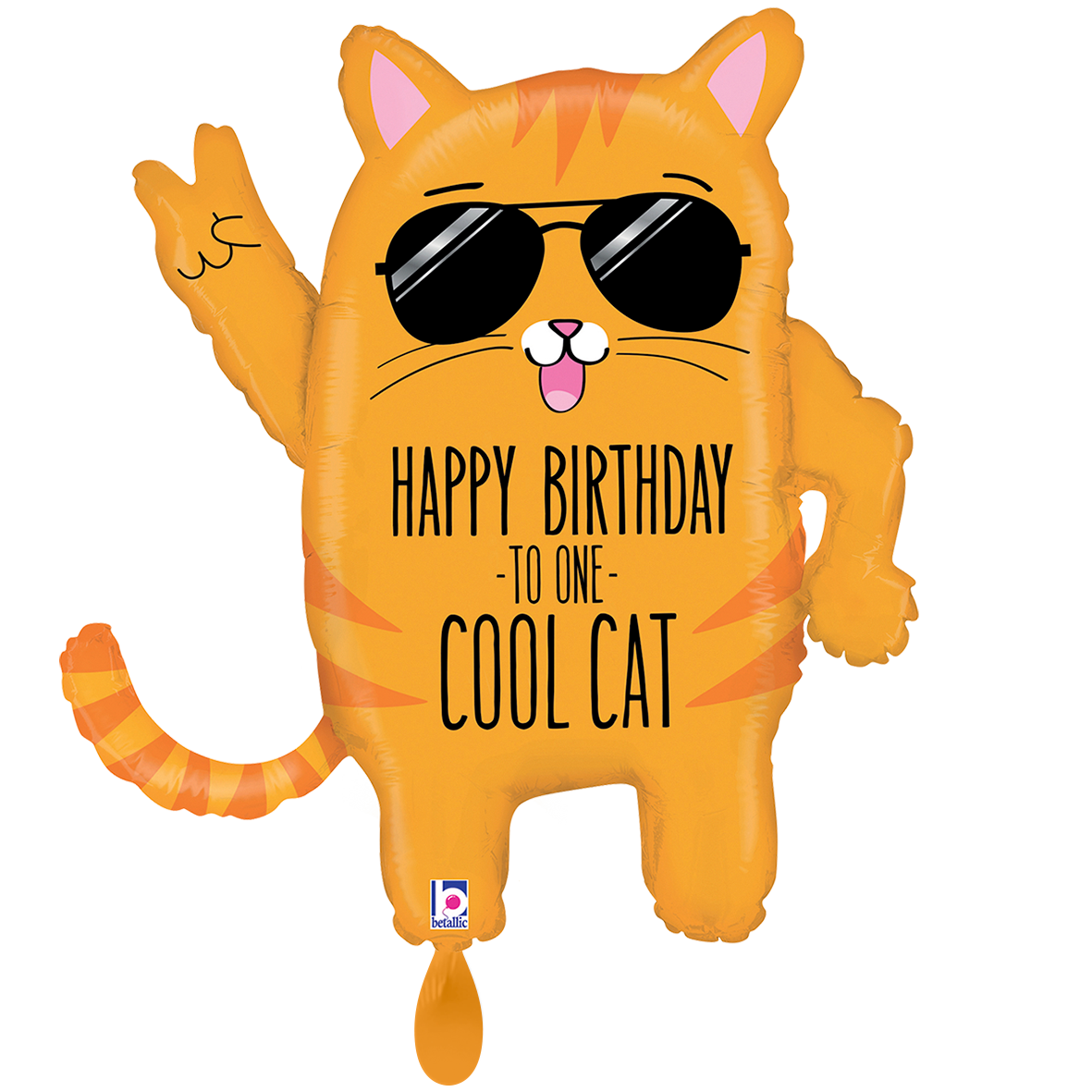 1 Balloon XXL - Cool Cat Birthday