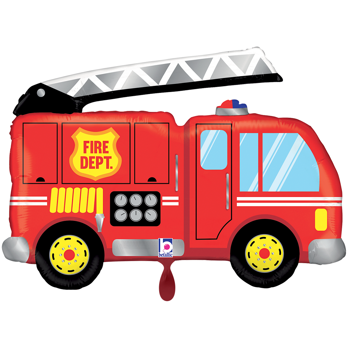 1 Balloon XXL - Firetruck
