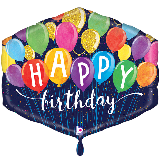 1 Balloon XXL - Festive Birthday Balloons