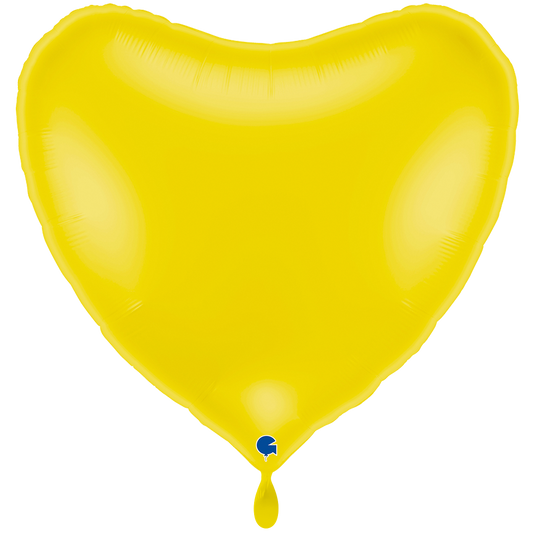 1 Balloon XXL - Heart - Pastel Yellow