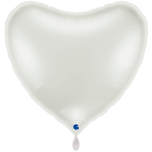 1 Balloon XXL - Heart - White