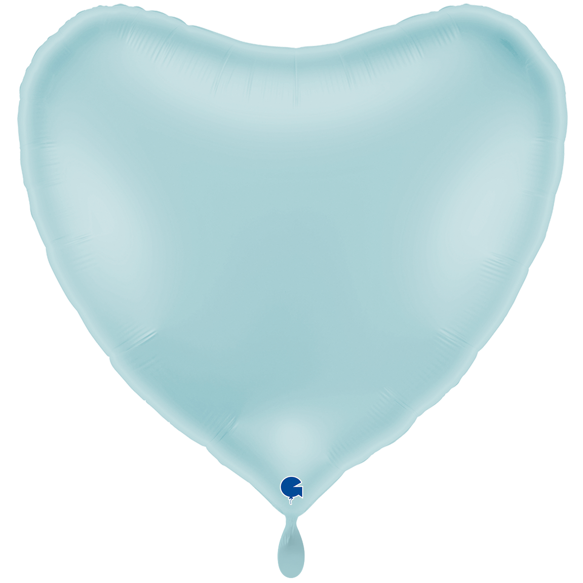 1 Balloon XXL - Heart - Pastel Blue