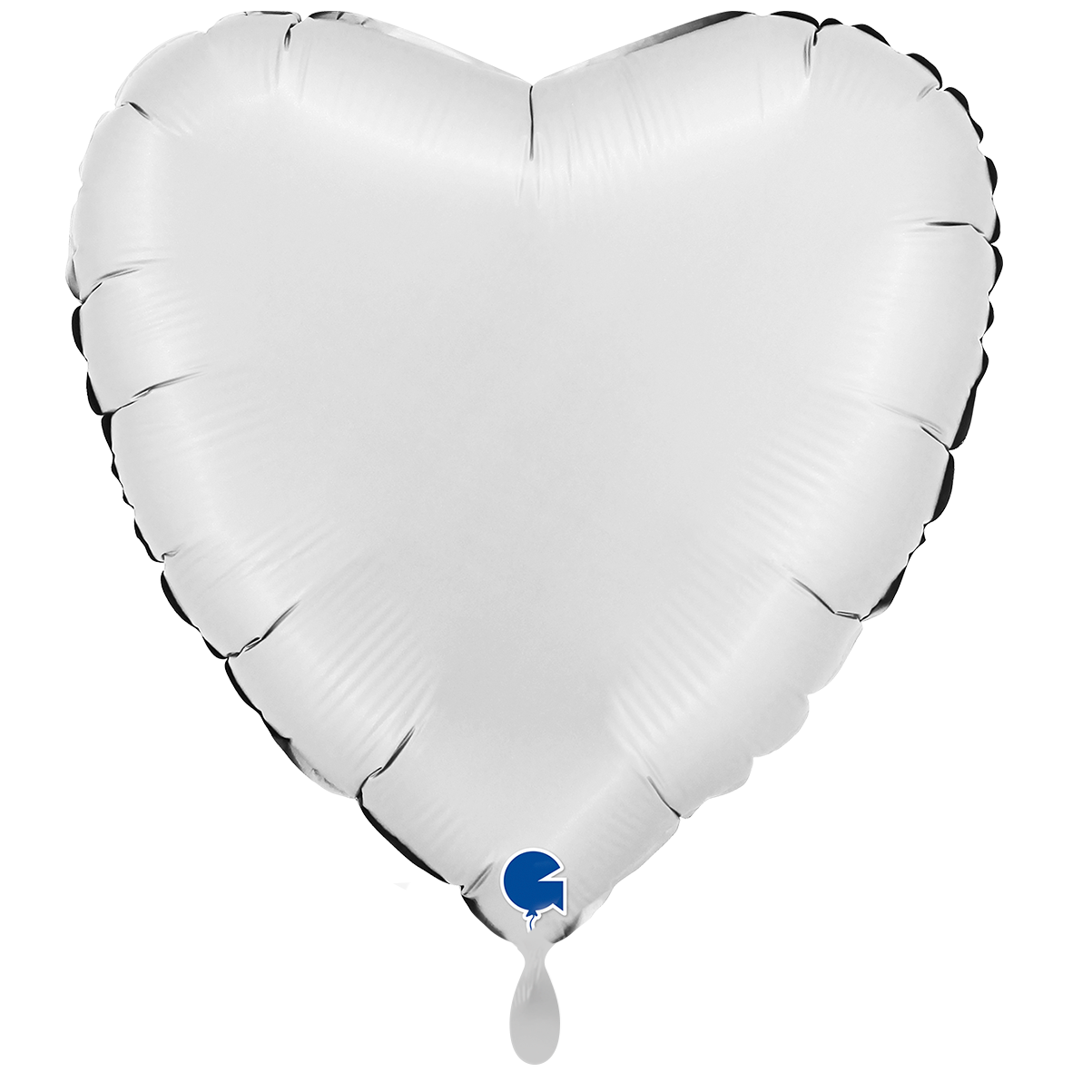 1 Balloon XXL - Heart - Satin White