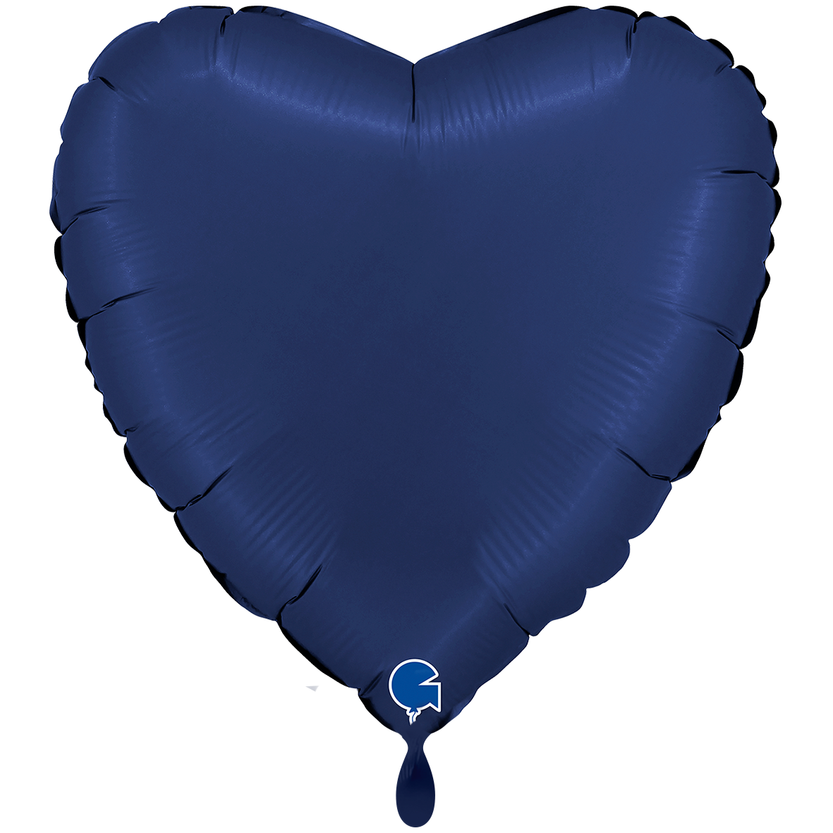 1 Balloon XXL - Heart - Satin Blue Navy