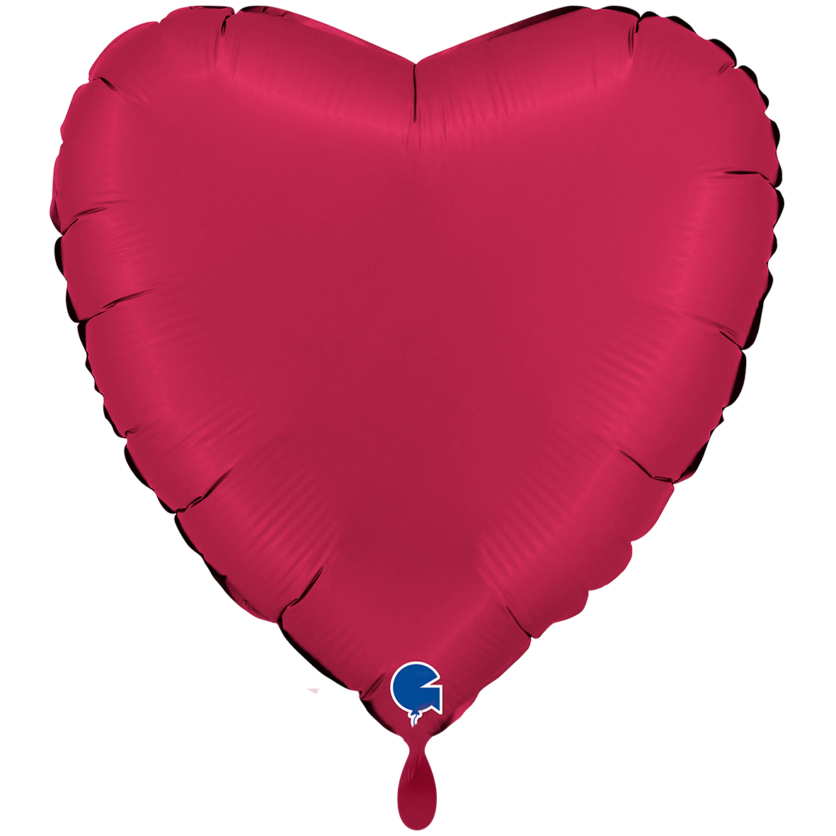 1 Balloon XXL - Heart - Satin Cherry