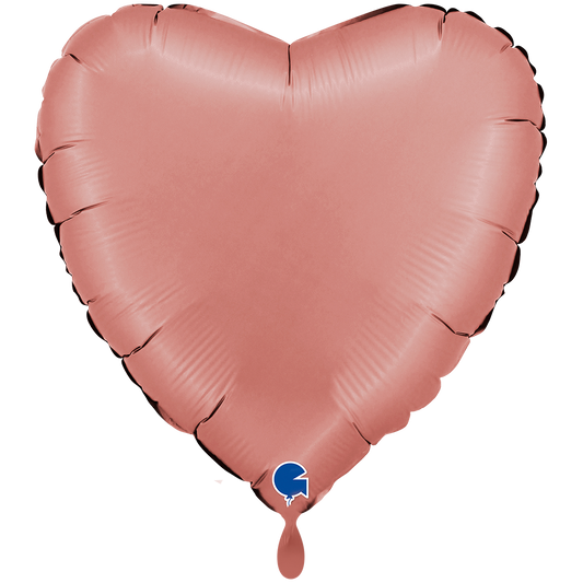 1 Balloon XXL - Heart - Satin Rose Gold