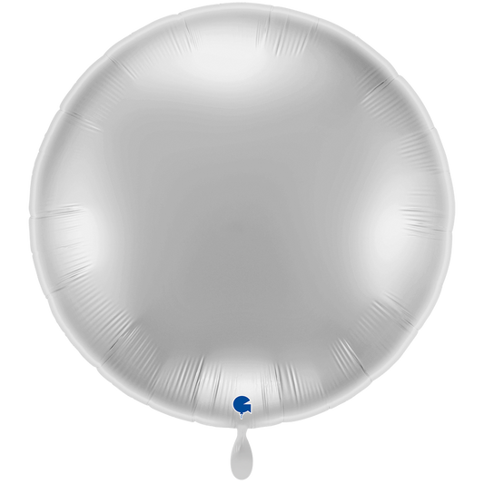 1 Balloon XXL - Round - Silver