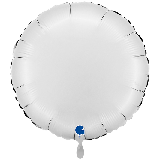 1 Balloon XXL - Round - Satin White