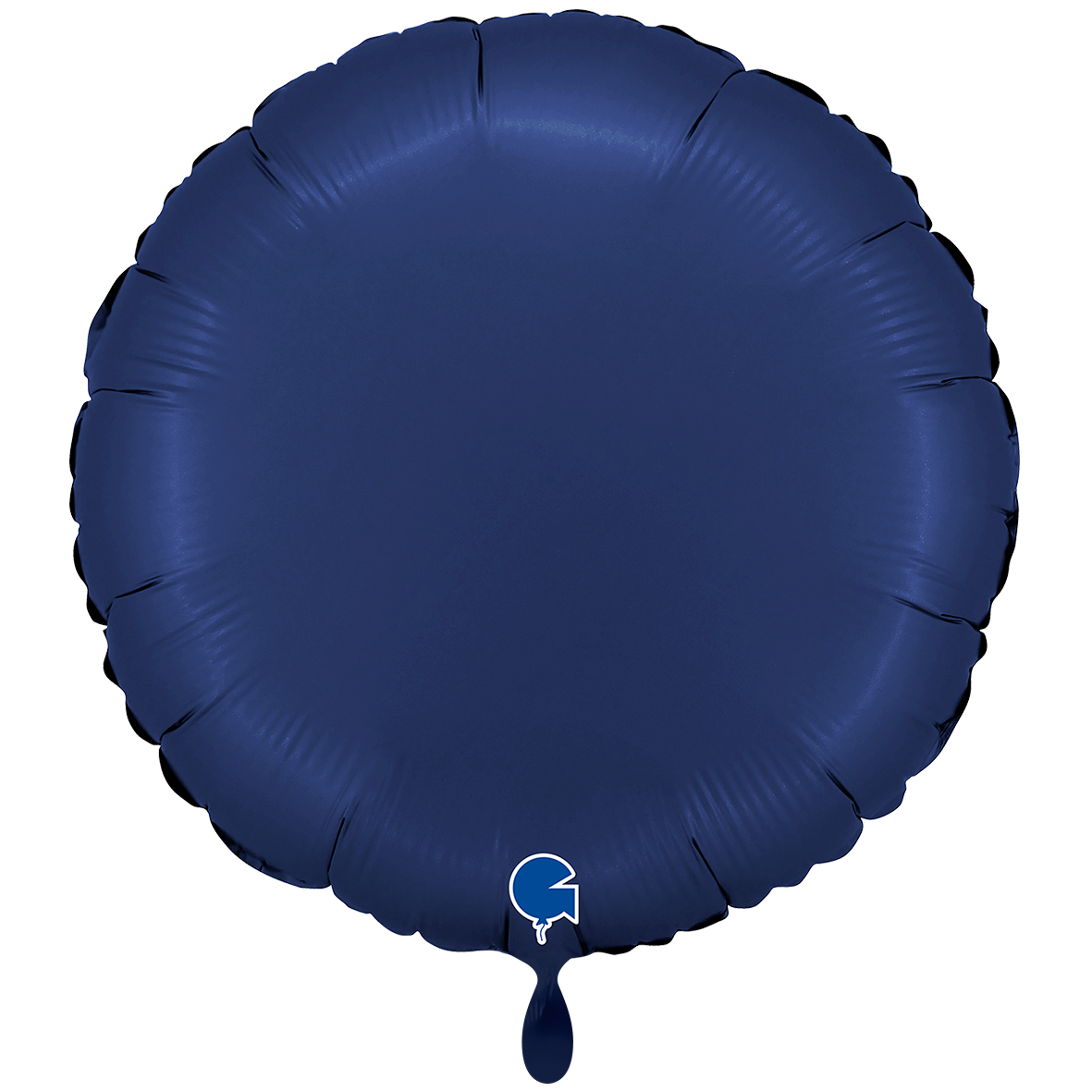 1 Balloon XXL - Round - Satin Blue Navy