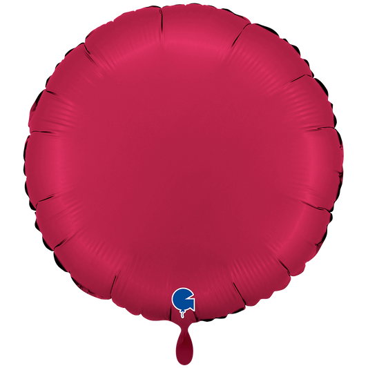1 Balloon XXL - Round - Satin Cherry