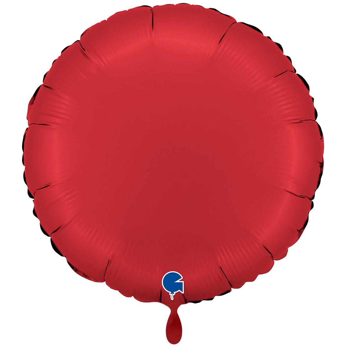 1 Balloon XXL - Round - Satin Rubin Red
