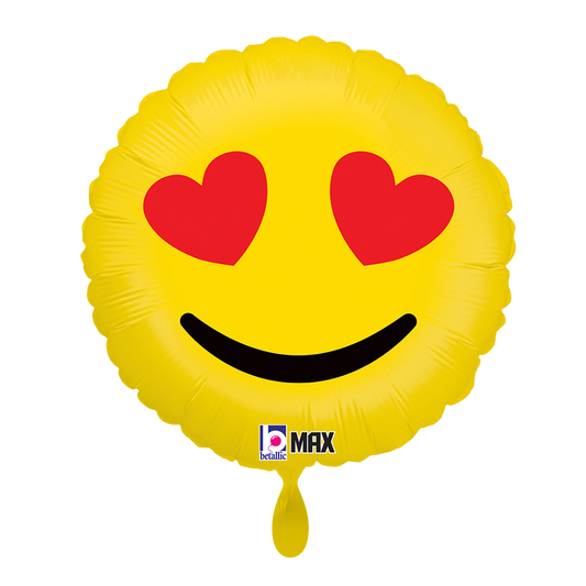 1 Balloon - Emoji Hearts