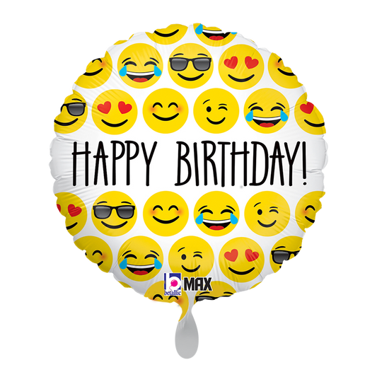 1 Balloon - Emoji Birthday