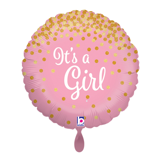 1 Balloon - Glittering It's A Girl