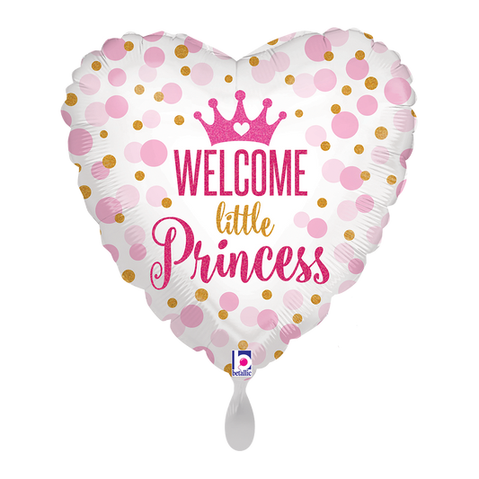 1 Balloon - Glitter Baby Princess