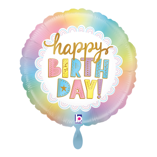1 Balloon - Opal Birthday