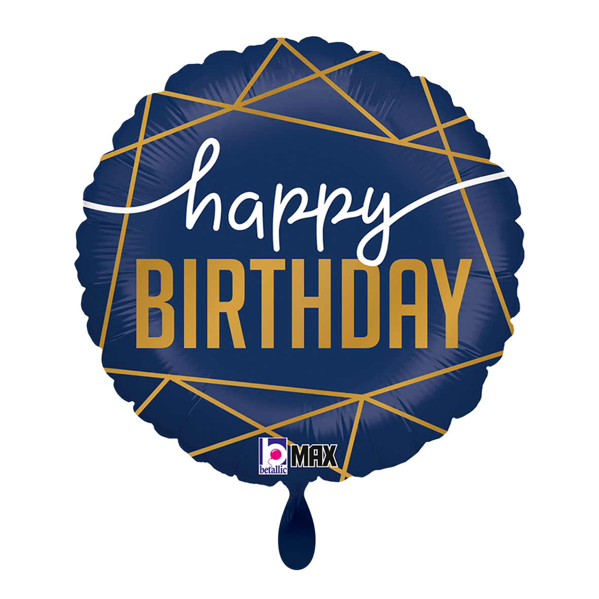 1 Balloon - Navy Birthday