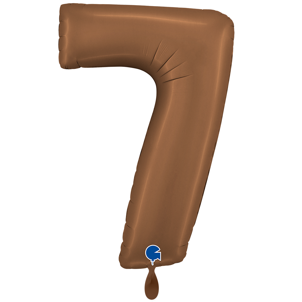 1 Balloon XXL - Number 7 - Satin Chocolate