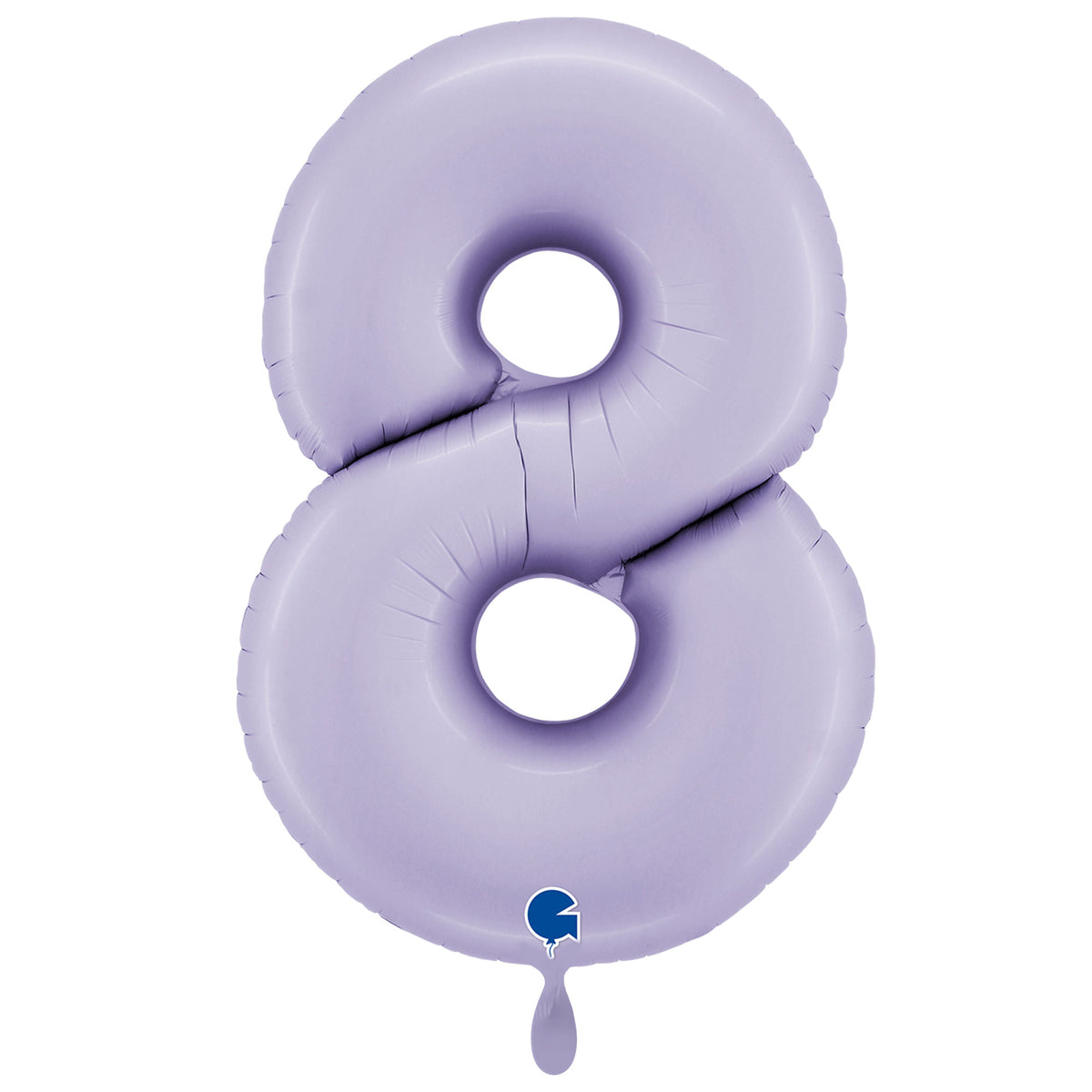 1 Balloon XXL - Number 8 - Satin Lilac