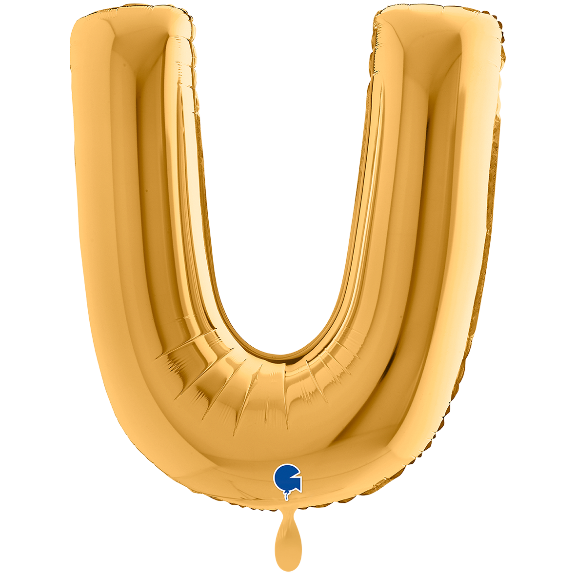 1 Balloon XXL - Letter U - Gold