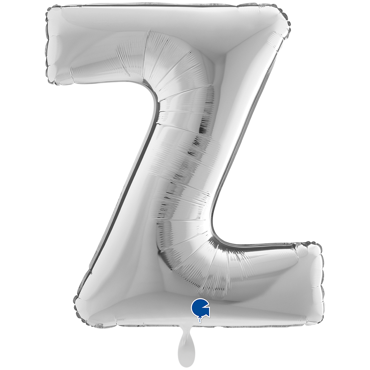 1 Balloon XXL - Letter Z - Silver