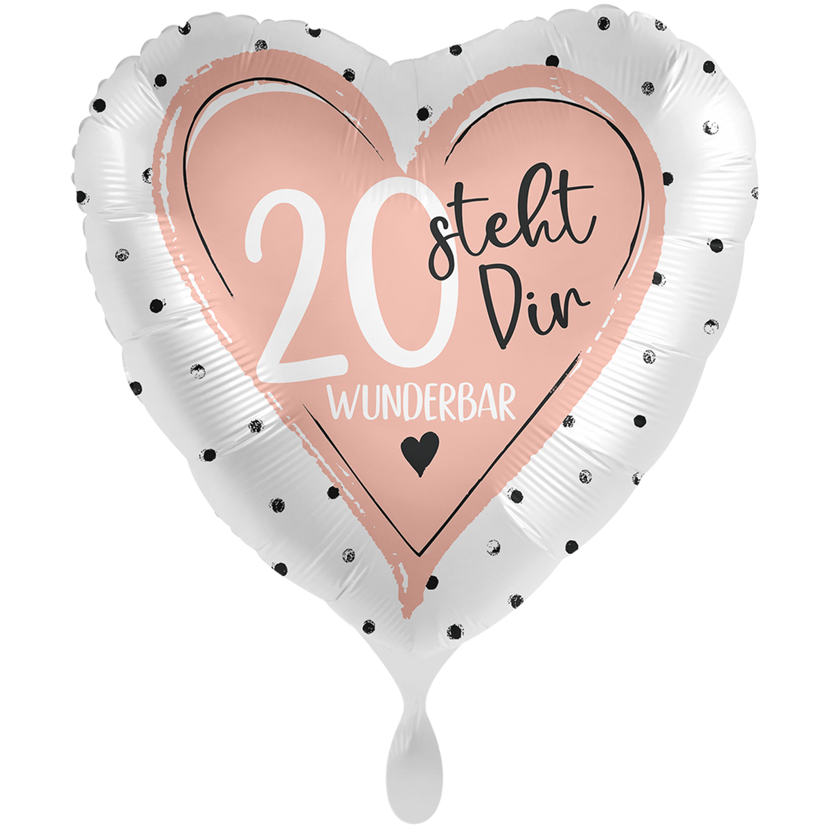 1 Balloon XXL - Glossy - 20 steht Dir Wunderbar - GER