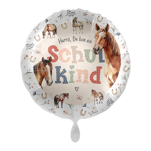 1 Balloon - School - Schulkind Pferdeliebe - GER