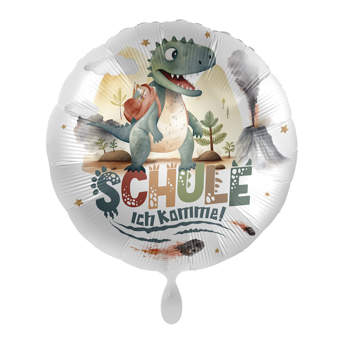 1 Balloon - School - Schule Dino - GER