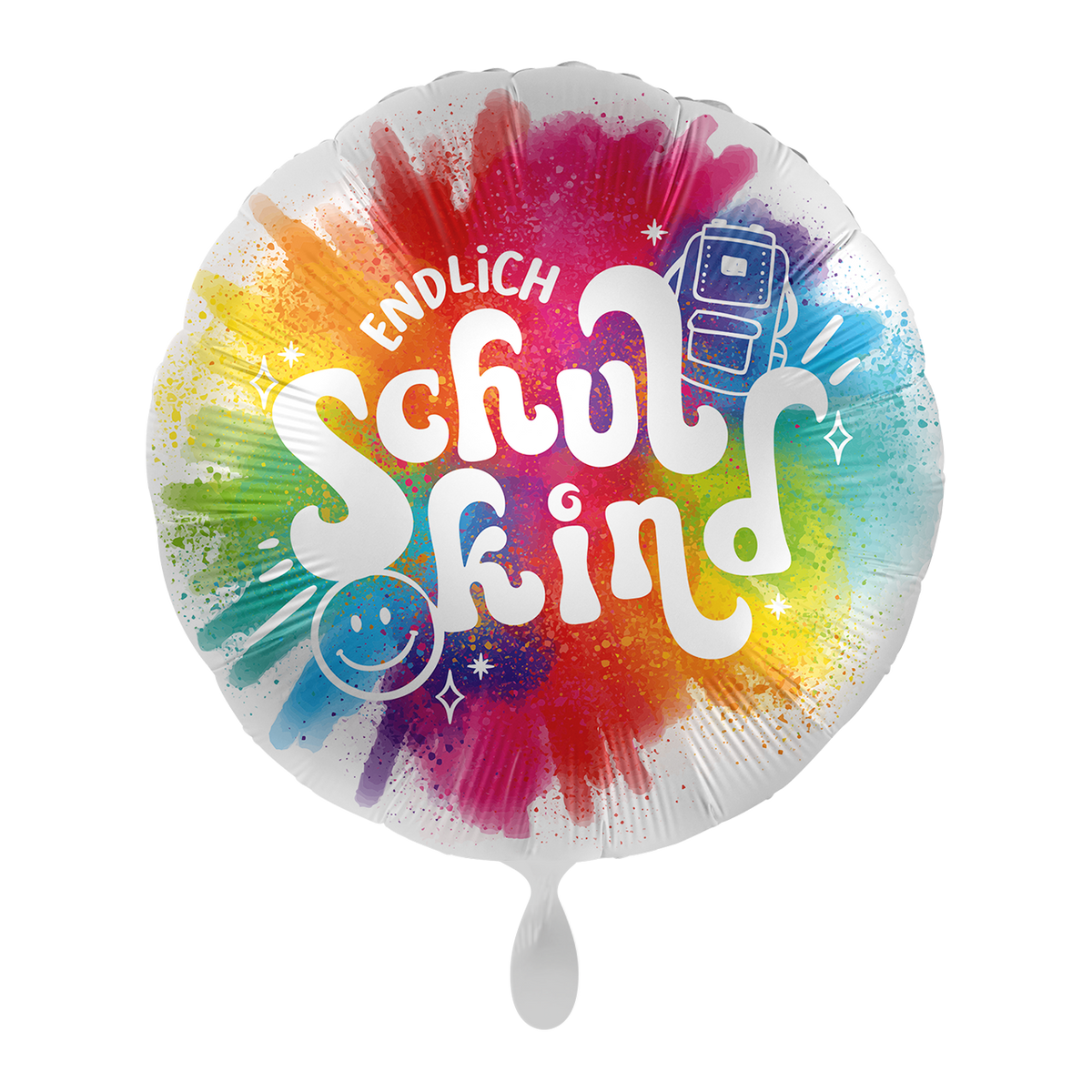 1 Balloon - School - Farbenfrohe Einschulung - GER