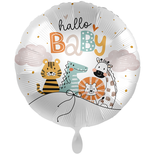 1 Balloon XXL - Baby Neutral - Tierfreunde