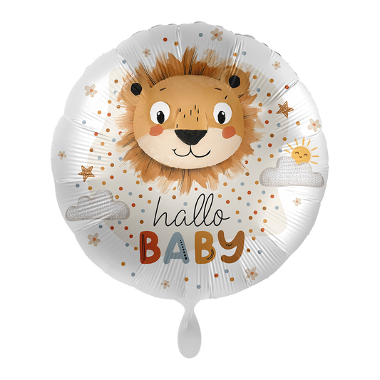 1 Balloon - Baby Boy - Löwen Baby - GER