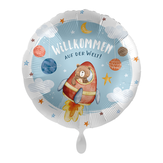 1 Balloon - Baby Boy - Raketen Baby - GER