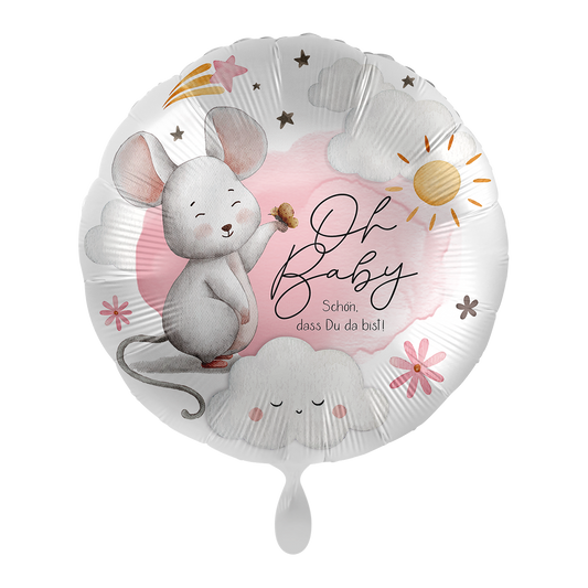 1 Balloon - Baby Girl - Babymaus - GER