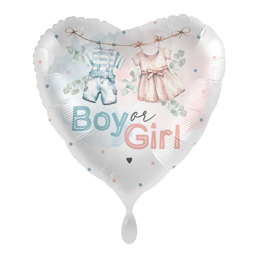 1 Balloon - Gender Reveal - Baby Clothes - ENG