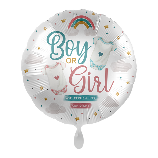 1 Balloon - Gender Reveal - Stramplerparty - GER