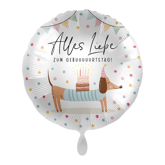 1 Balloon - Doggy Dots Birthday - GER
