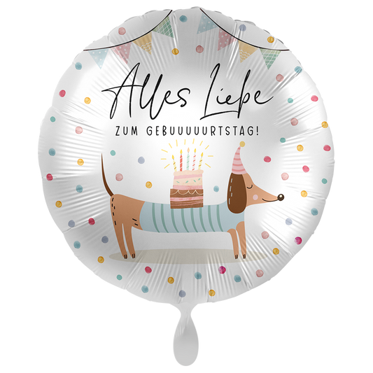 1 Balloon XXL - Doggy Dots Birthday - GER