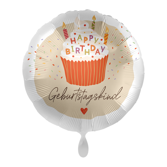 1 Balloon - Sweet Birthday Cupcake - GER