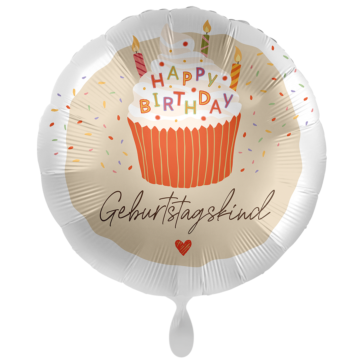 1 Balloon XXL - Sweet Birthday Cupcake - GER