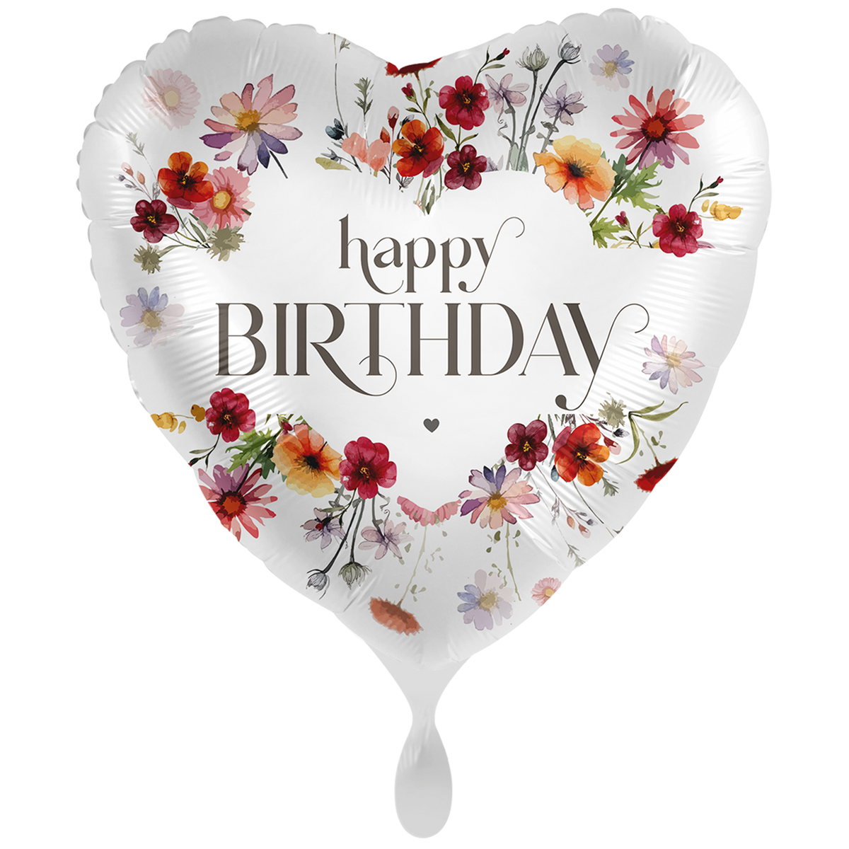 1 Balloon XXL - Colourful Wildflowers Birthday - ENG