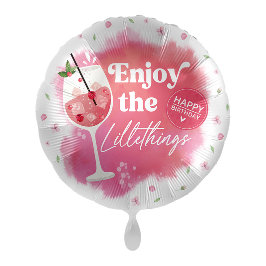 1 Balloon - Enjoy the Little Things Birthday - ENG