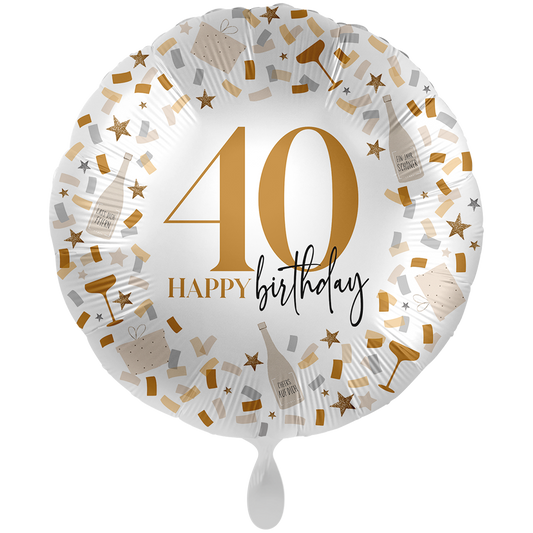 1 Balloon XXL - Hello to Another Birthday 40 - GER