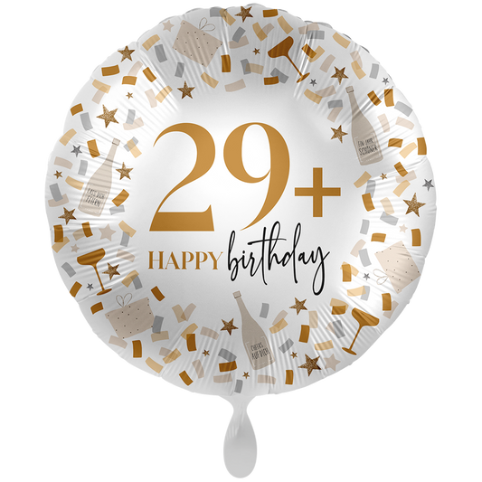 1 Balloon XXL - Hello to Another Birthday 29+ - GER