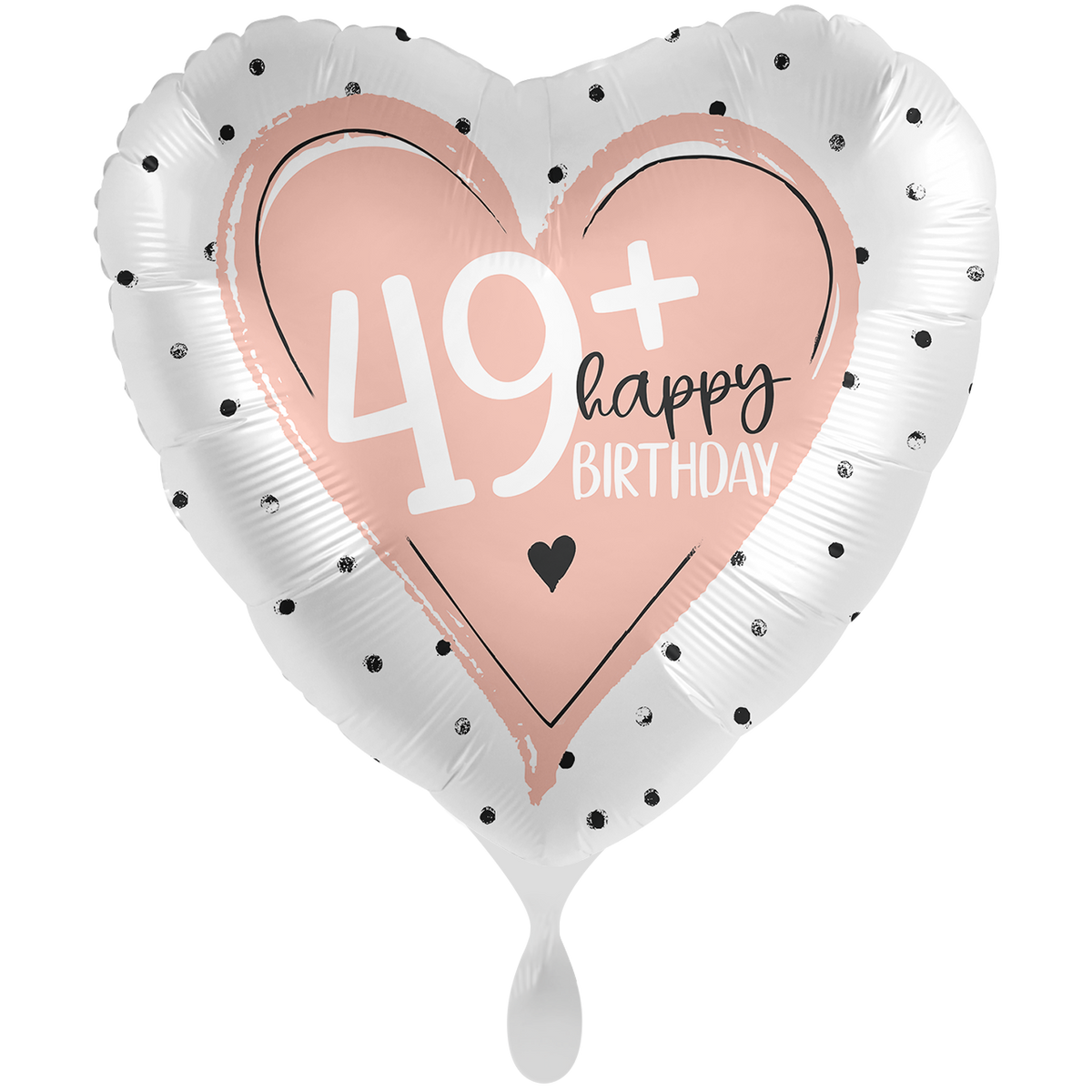 1 Balloon XXL - Glossy - 49+ Happy Birthday - ENG