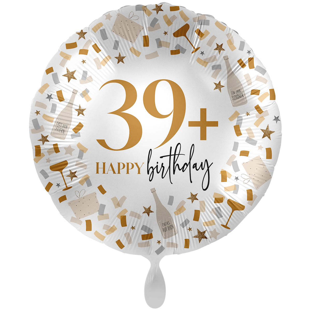 1 Balloon XXL - Hello to Another Birthday 39+ - GER