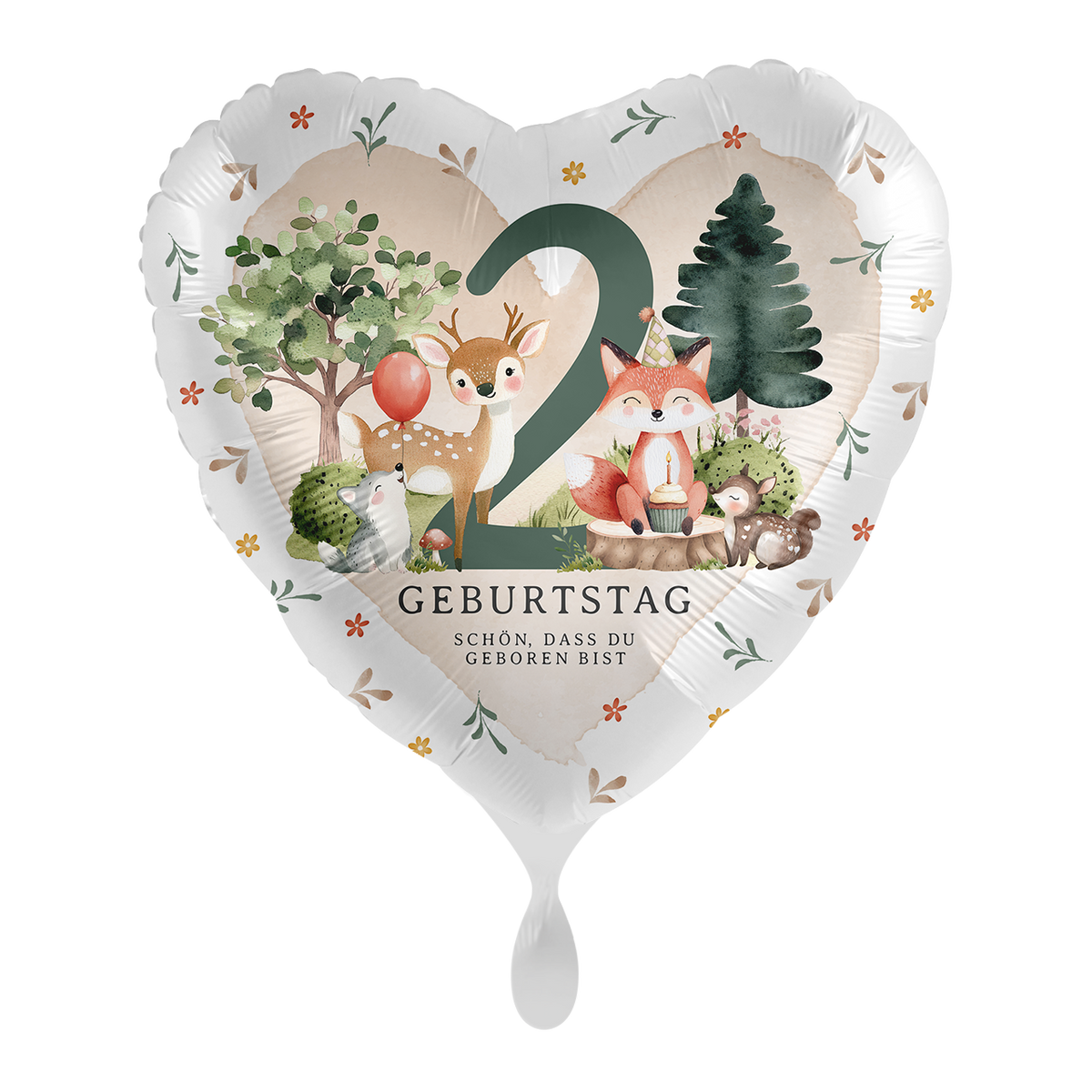 1 Balloon - Waldparty zum 2. Geburtstag - GER