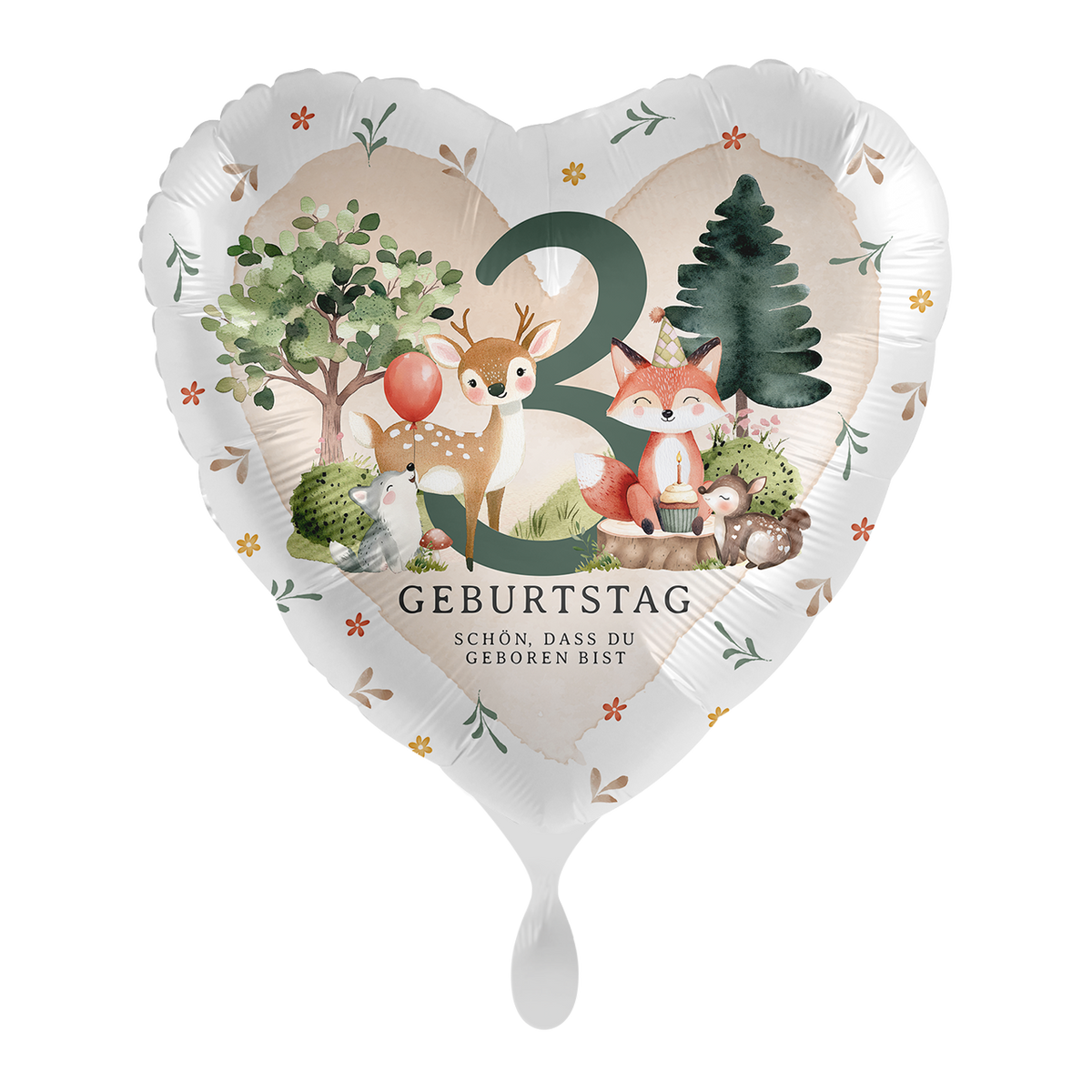 1 Balloon - Waldparty zum 3. Geburtstag - GER