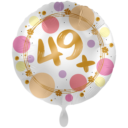 1 Balloon XXL - Shiny Dots 49+ - UNI